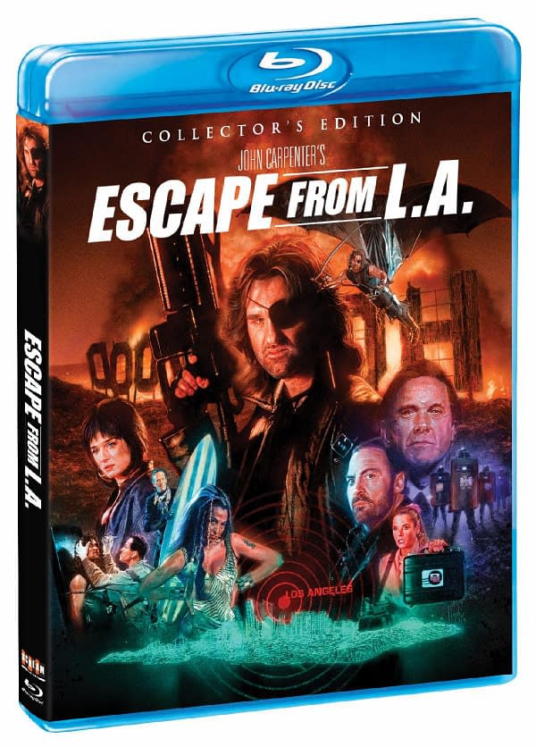 The Cover for the Collector's Edition of Escape from L.A. on Blu-Ray.
