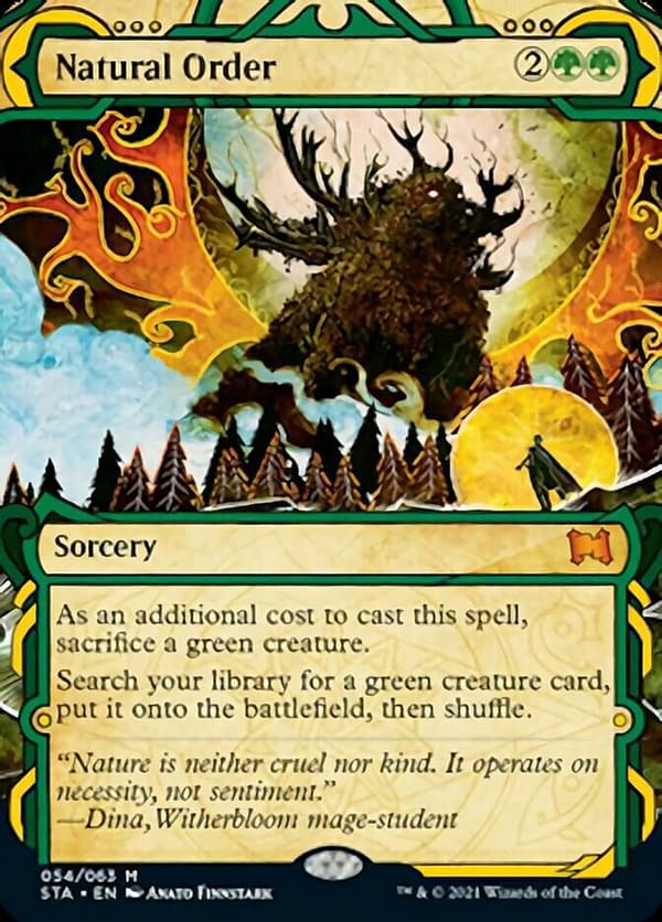 Natural Order, a card from Strixhaven's Mystical Archives.