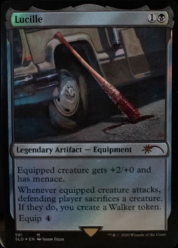 A look at Lucille in Magic: The Gathering... WHAT? Courtesy of Wizards of the Coast.
