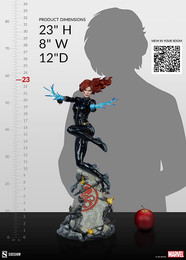 Black Widow Makes Her Escape With Sideshow's Newest Marvel Statue