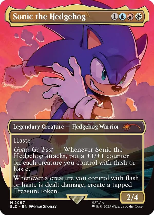 Magic: The Gathering Unveils Sonic The Hedgehog Secret Drop