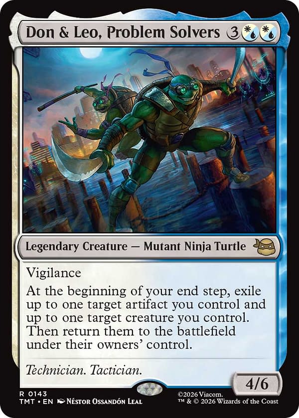 Magic: The Gathering Unveils More Teenage Mutant Ninja Turtles Cards