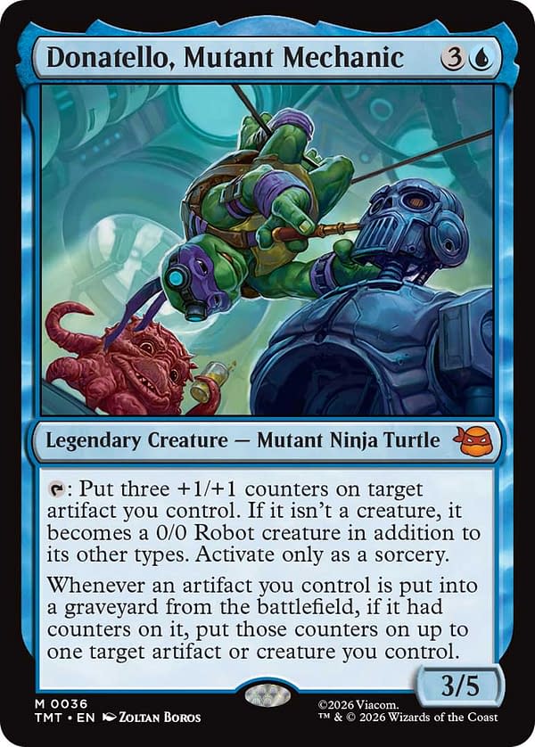 Magic: The Gathering Unveils More Teenage Mutant Ninja Turtles Cards