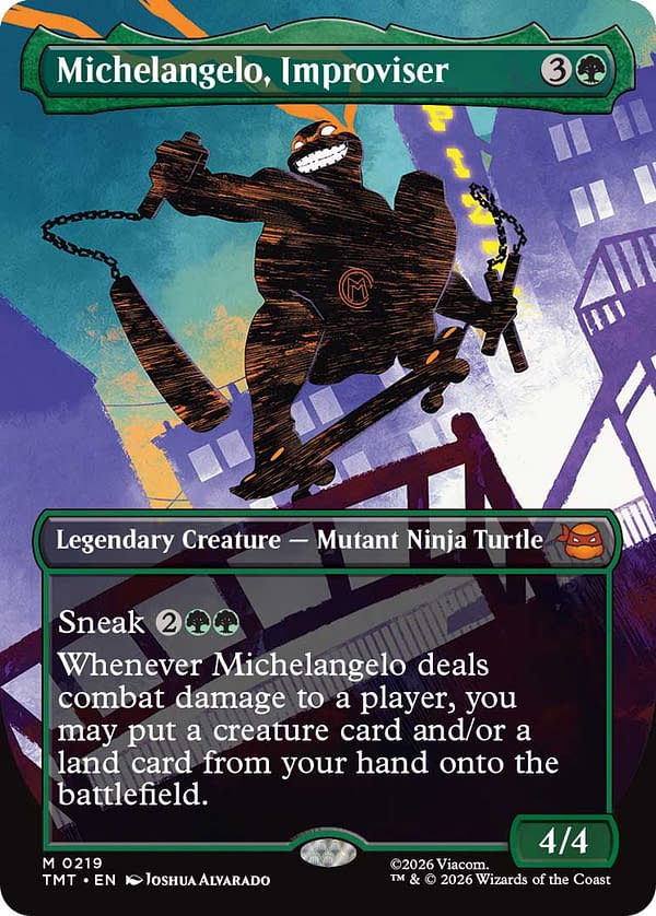 Magic: The Gathering Unveils More Teenage Mutant Ninja Turtles Cards