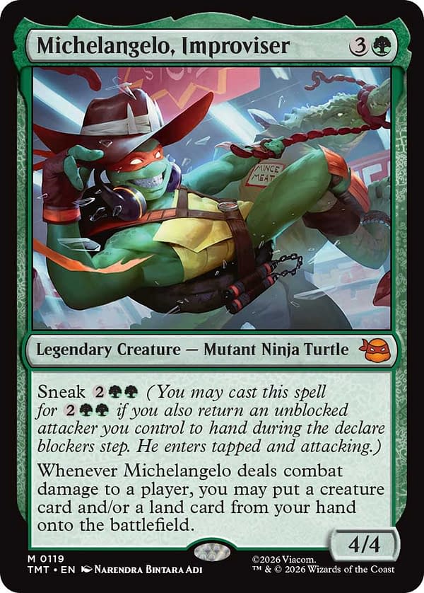 Magic: The Gathering Unveils More Teenage Mutant Ninja Turtles Cards