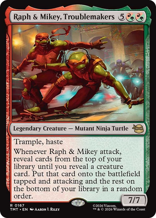 Magic: The Gathering Unveils More Teenage Mutant Ninja Turtles Cards
