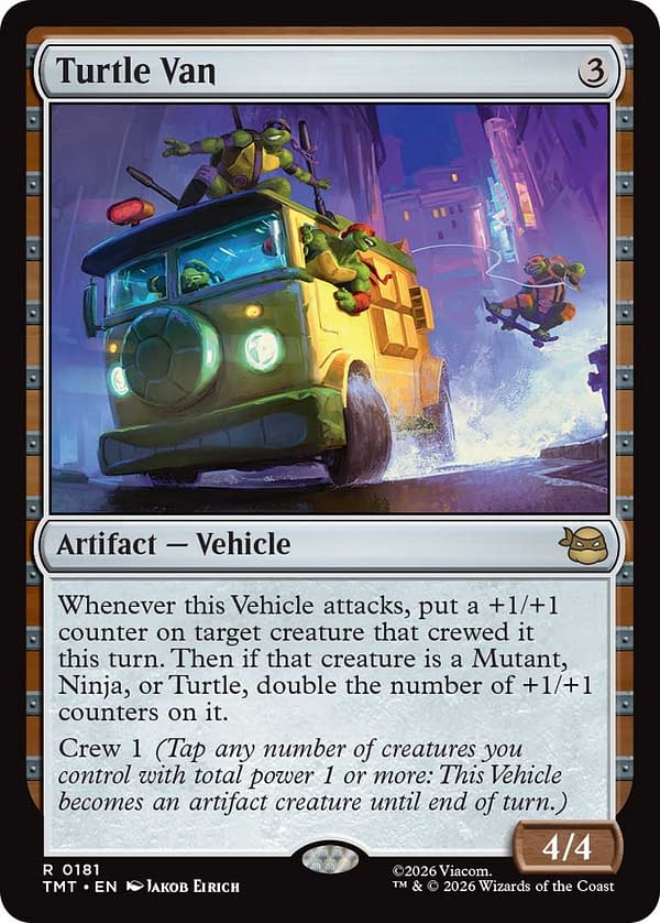 Magic: The Gathering Unveils More Teenage Mutant Ninja Turtles Cards