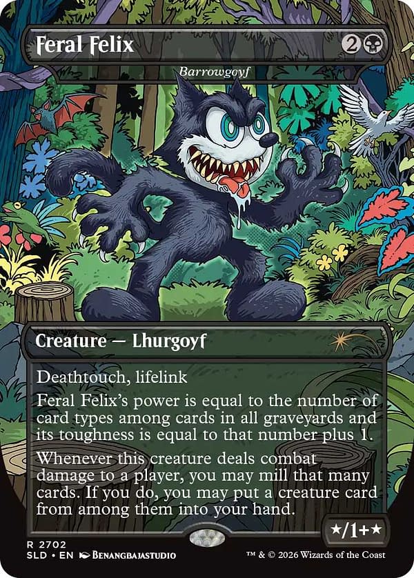 Magic the Gathering Secret Lair Felix The Cat