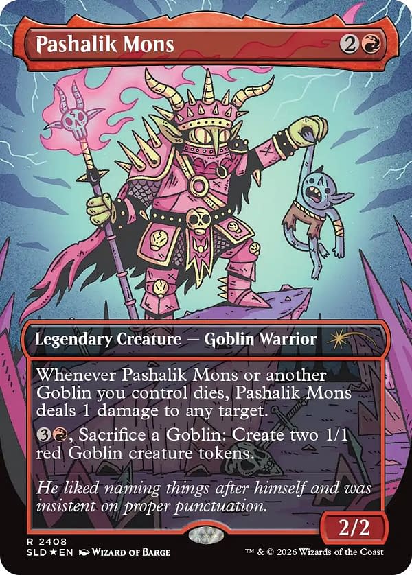 Magic; The Gathering Reveals Secret Lair Commander Deck: Goblin Storm
