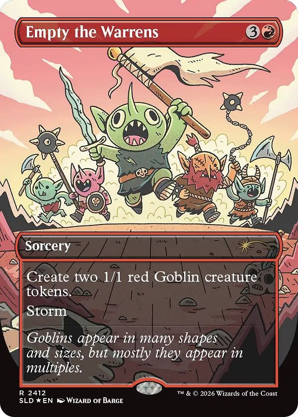 Magic; The Gathering Reveals Secret Lair Commander Deck: Goblin Storm