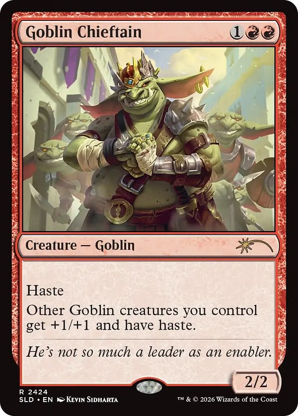 Magic; The Gathering Reveals Secret Lair Commander Deck: Goblin Storm