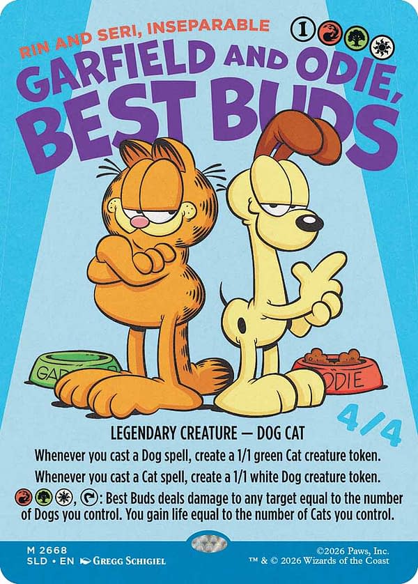 Magic: The Gathering Unveils New Secret Lair x Garfield Collaboration
