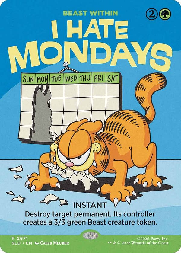 Magic: The Gathering Unveils New Secret Lair x Garfield Collaboration