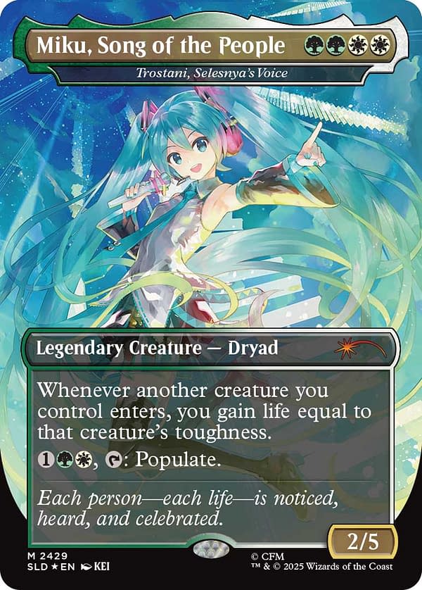 Hatsune Miku Joins Magic: The Gathering For The Next Secret Lair