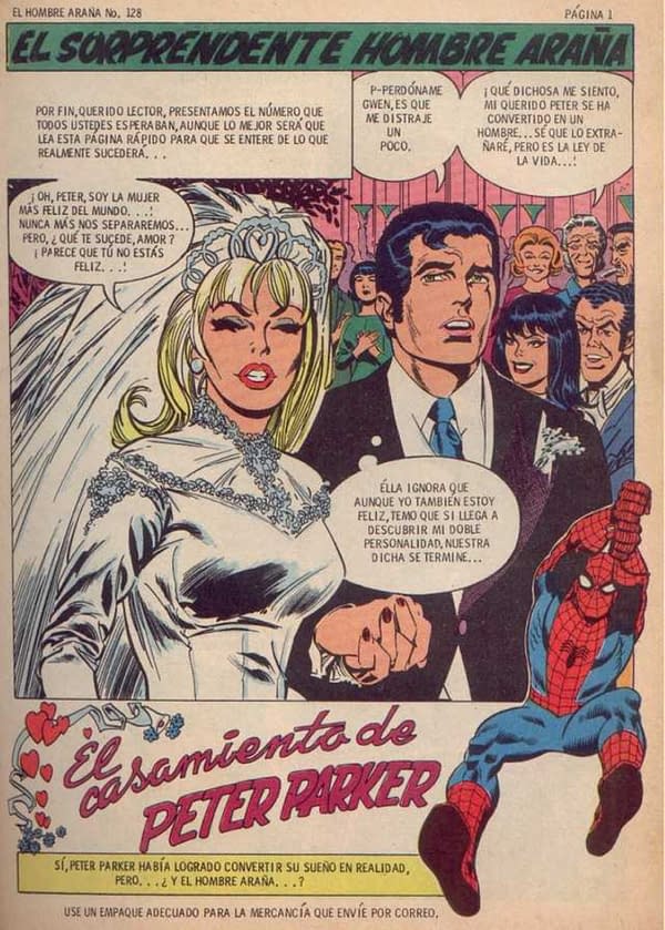 When Peter Parker Married Gwen Stacy In Mexican Spider-Man Comics