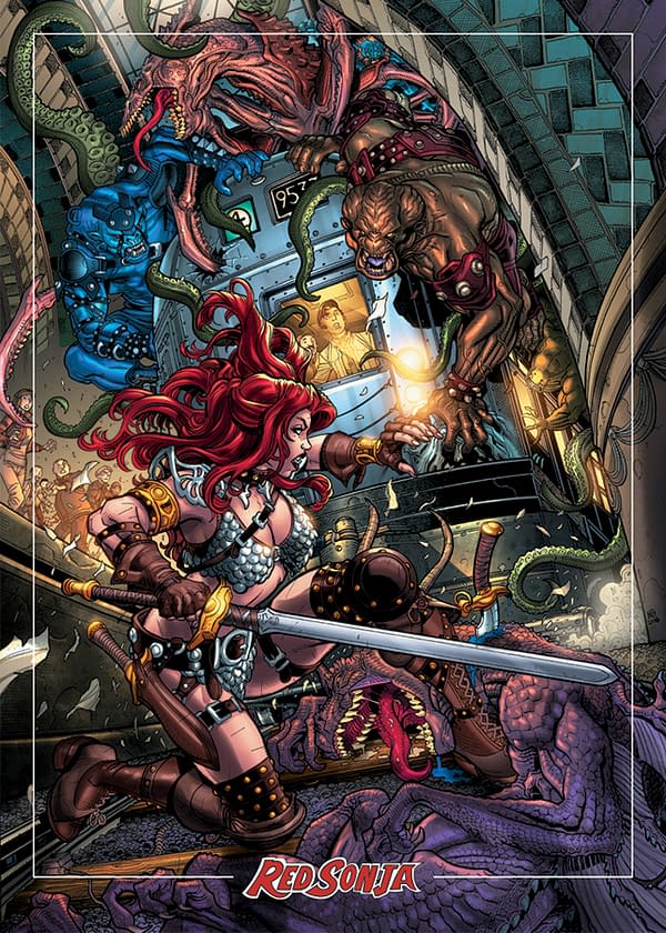 Red Sonja Getting Limited Edition Trading Card Line
