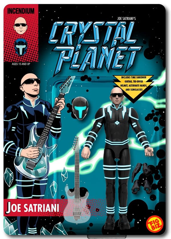 Tony Lee & Richard Friend Create Joe Satriani Comic, Crystal Planet