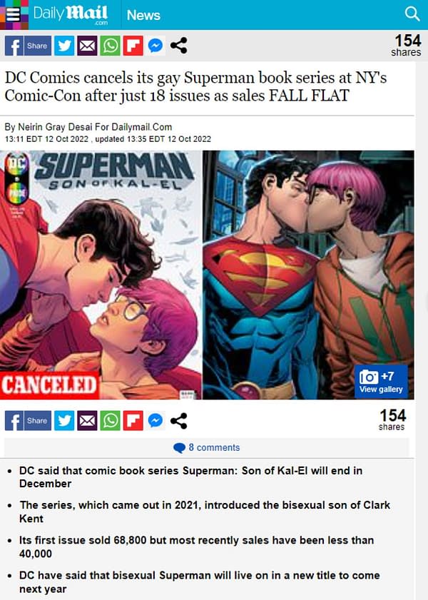 Daily Mail Leaks Editorial Notes For Superman Cancellation Story