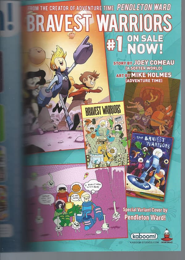 The Bravest Warriors Ad That Doomed Adventure Time #11?