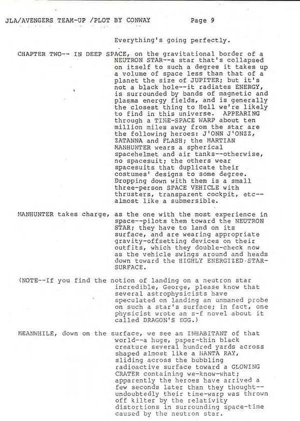 "The Plot Need Not Be The Best Possible"  Grant Morrison