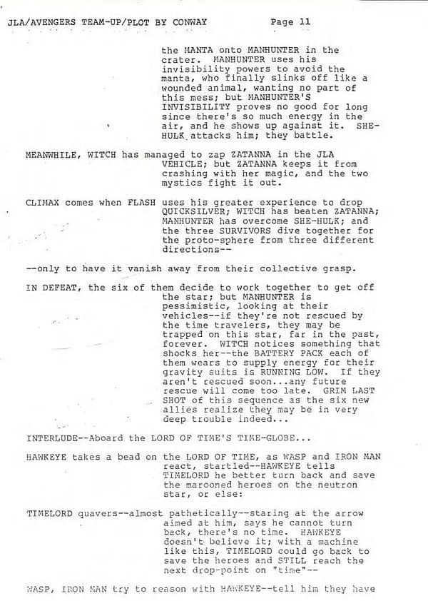 "The Plot Need Not Be The Best Possible"  Grant Morrison