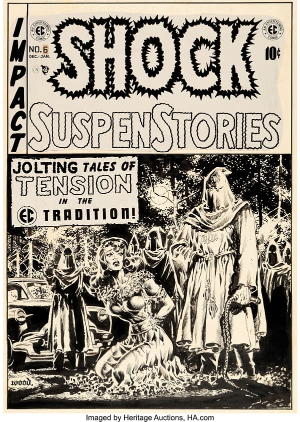 Wally Wood Shock SuspenStories #6 cover, EC Comics 1952. 