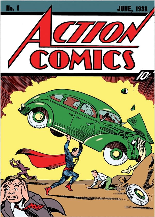 Superman Does Action Comics #1 Cover Twice Today