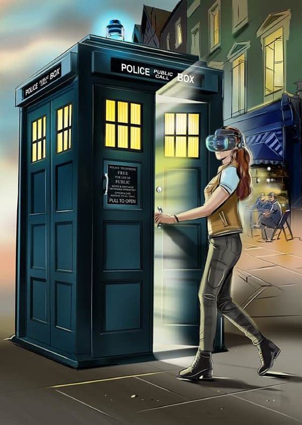 The "Doctor Who" TARDIS Comes To The VIVE Cosmos