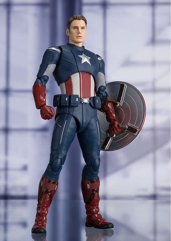 Avengers Endgame 2012 Captain America figure from S.H. Figuarts