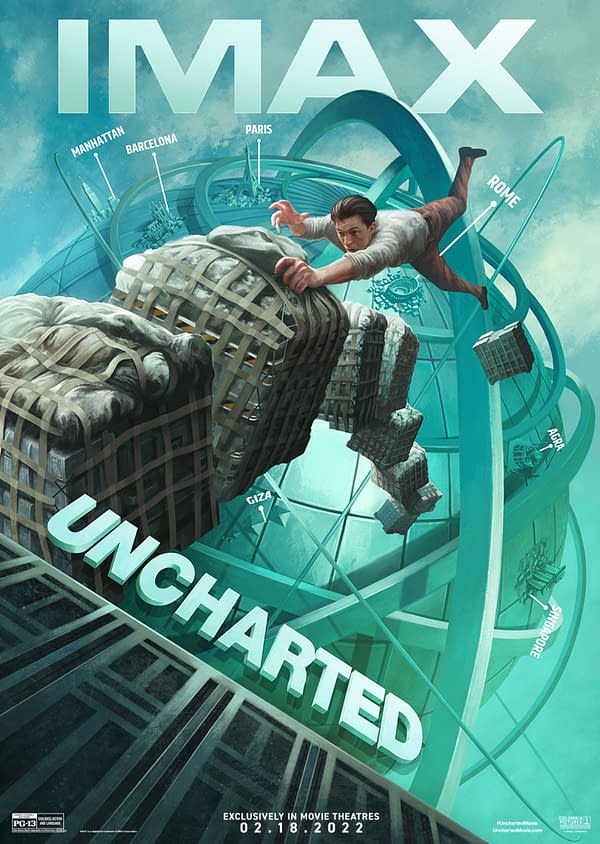 Uncharted movie poster  Tom holland movies, Movie posters, Movie