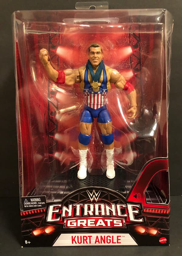 Kurt Angle Helps Bring Back the WWE Entrance Greats Line from Mattel