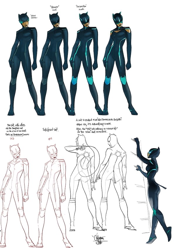 Catwoman Has A New Magnetic Suit For DC Comics 5G Future State