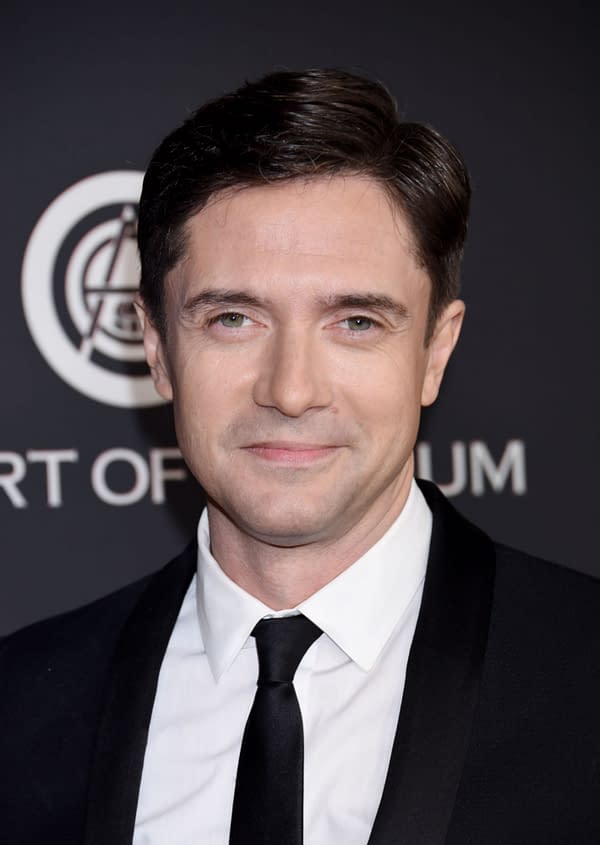 HOLLYWOOD, CA/USA - JAN 4 2020: Topher Grace arrives to The Art of Elysium 13th Annual Black Tie Artistic Experience "HEAVEN" on January 4, 2020 in Hollywood, CA (Ga Fullner / Shutterstock.com)