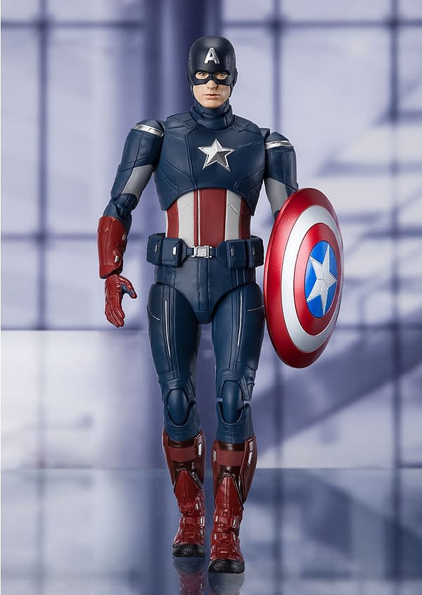 Avengers Endgame 2012 Captain America figure from S.H. Figuarts