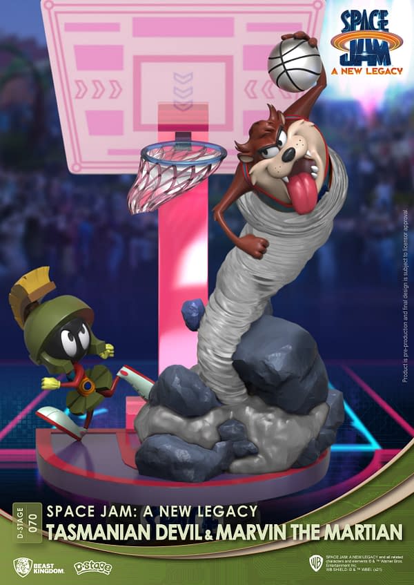 Beast Kingdom Hits the Court With Space Jam: A New Legacy Statues