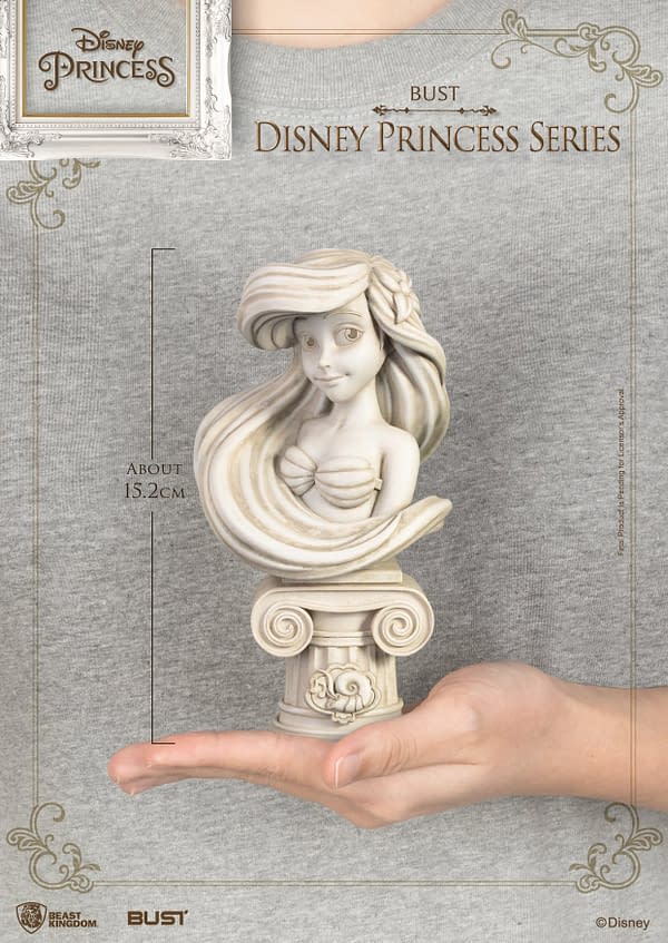 Disney Princesses Receive Stone Statue Busts from Beast Kingdom