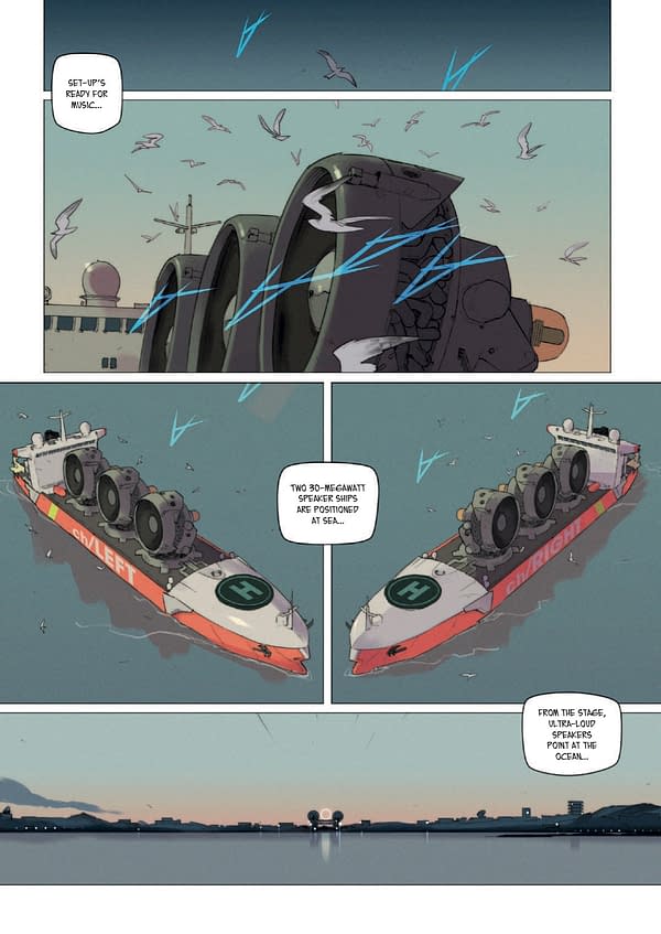 Matteo De Longis' New Sci-Fi Rock'N'Roll Comic, The Prism From Ablaze