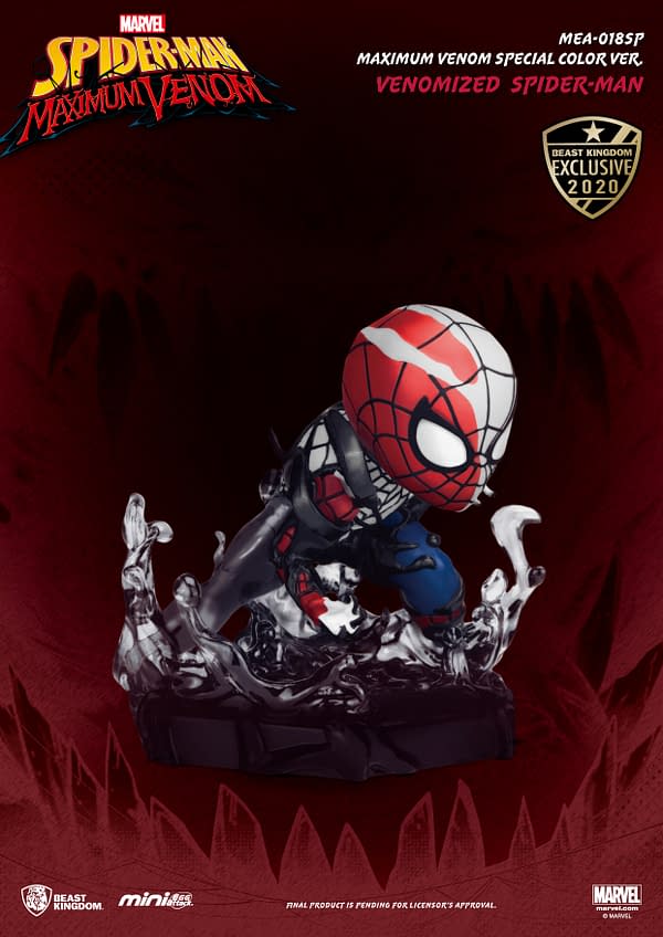 Beast Kingdom Venomized SDCC 2020 2-PAck Spider-Man and Iron Man