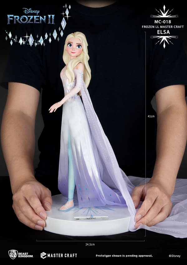 Frozen II Elsa Gets a Master Craft Statue From Beast Kingdom