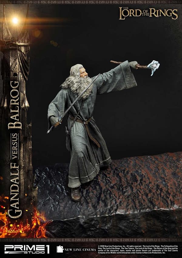 Gandalf Takes on the Balrog in New LOTR Prime 1 Studio Statue