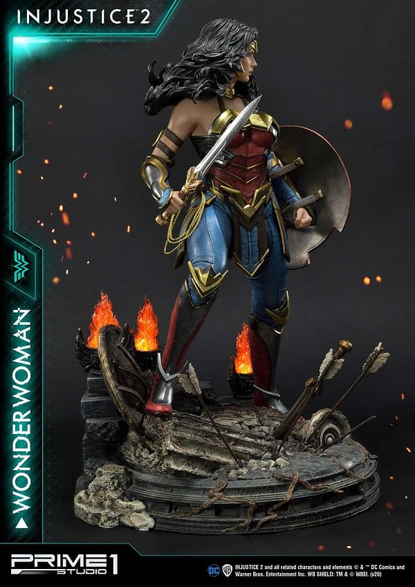 Injustice 2 Wonder Woman Gets New Statue from Prime 1 Studio