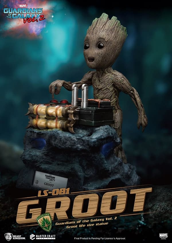Baby Groot Gets Explosive with the Newest Beast Kingdom Statue