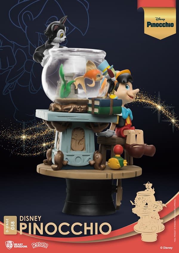 Pinocchio Takes It Easy With New Disney Statue From Beast Kingdom