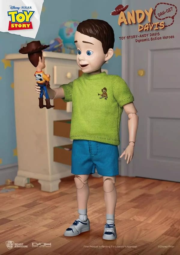 Toy Story's Andy Joins Buzz and Woody as Toy from Beast Kingdom