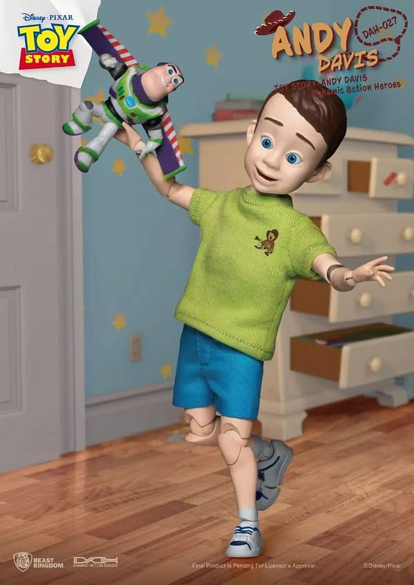 Toy Story's Andy Joins Buzz and Woody as Toy from Beast Kingdom