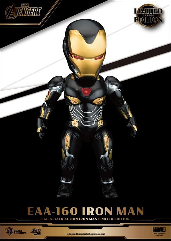 Iron Man Goes Black and Gold With Beast Kingdom