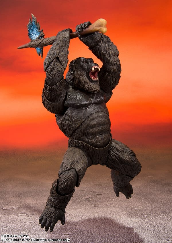 Godzilla vs. Kong Prepare for War With New S.H. MonsterArts Figures