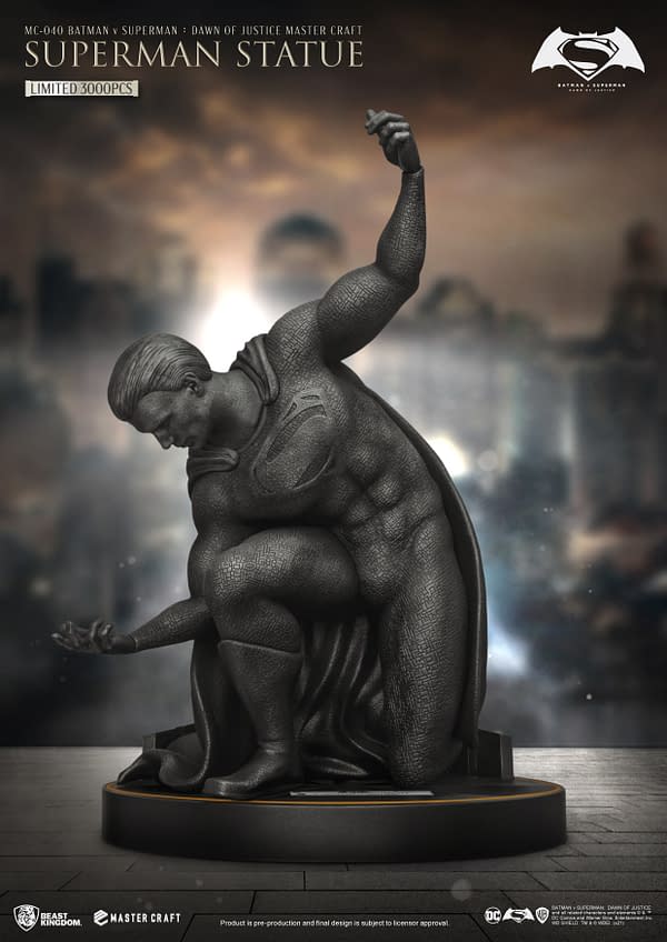 Beast Kingdom Debuts New Batman v Superman Memorial Statue