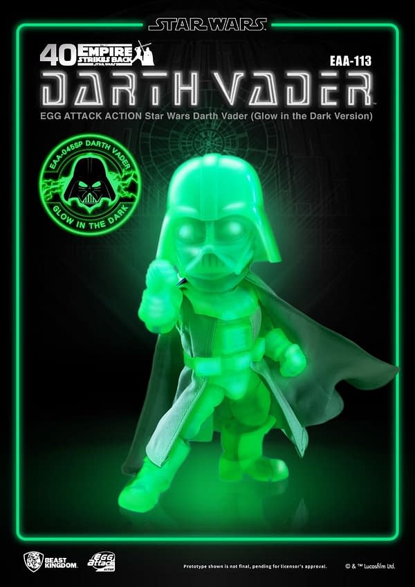 Darth Vader Glows in the Dark With Beast Kingdom