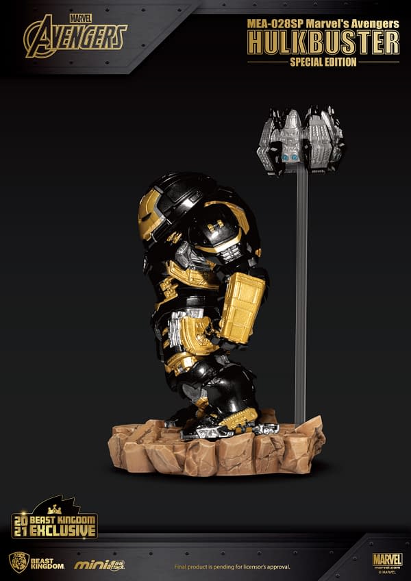 Hulkbuster Goes Black and Gold With New Beast Kingdom Figure